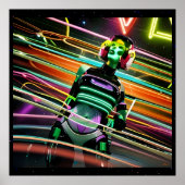 Zombie Space Disco Poster (Vorne)