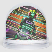 Zombie Space Disco Schneekugeln (Vorderseite)