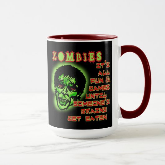Zombie-Spaß Tasse (Rechts)