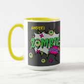 Zombie Special Ghoulishshire Spaß Personalisiert Tasse (Links)