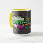 Zombie Special Ghoulishshire Spaß Personalisiert Tasse (Vorderseite Links)
