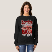 Zombie-Speck untote Leiche Rache Sweatshirt (Vorne ganz)