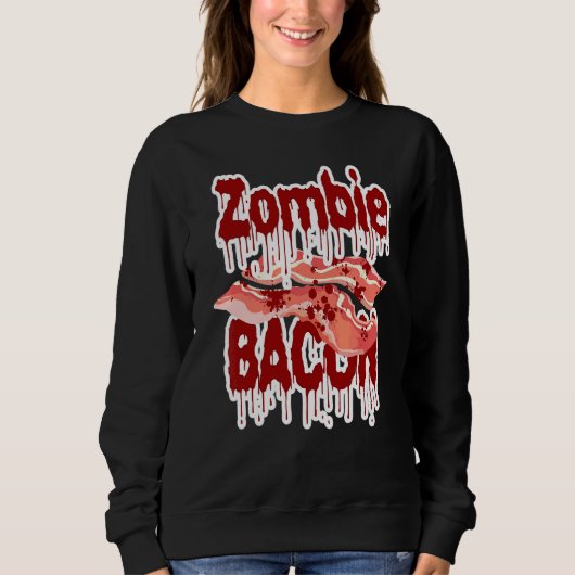 Zombie-Speck untote Leiche Rache Sweatshirt (Vorderseite)