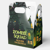 Zombie Squad Birthday Boy Funny Halloween Geschenkschachtel (Geöffnet)