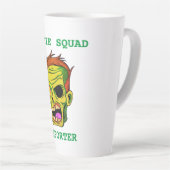 Zombie Squad Deporter Latte Tasse (Rechte Ecke)