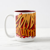 Zombie Squirrels Tasse! Zweifarbige Tasse (Links)