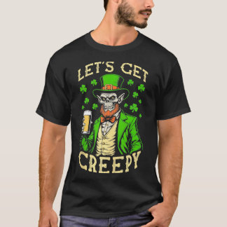 Zombie St Patricks Day Funny Beer lässt sich Creep T-Shirt
