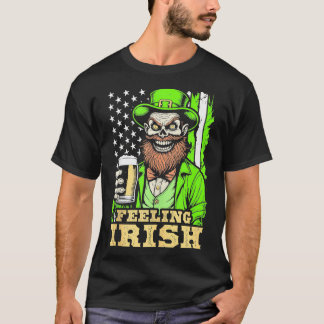 Zombie St Patricks Day Gefühl Irish Funny Beer US T-Shirt