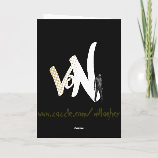 Zombie st. Patricks Day Karte (Rückseite)