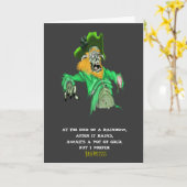 Zombie st. Patricks Day Karte (Gelbe Blume)