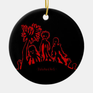 Zombie-steigende Verzierung Keramikornament