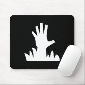 Zombie-steigendes Piktogramm Mousepad (Mit Mouse)