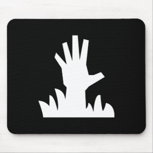Zombie-steigendes Piktogramm Mousepad