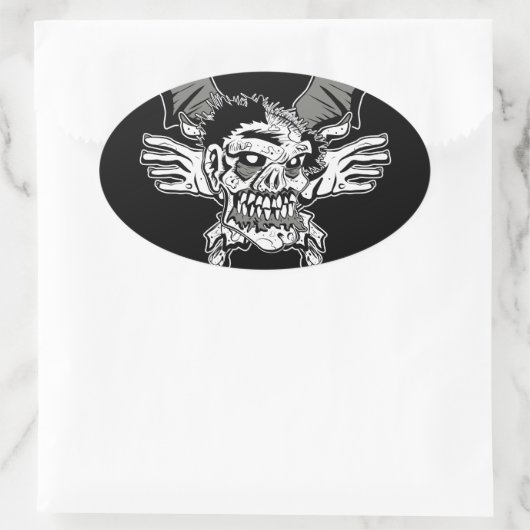 Zombie Sticker (Tasche)