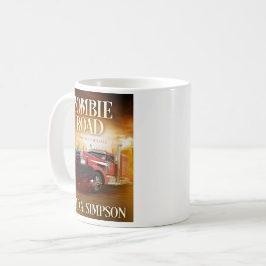 Zombie-Straßen-Kaffeetasse Kaffeetasse (Vorderseite Links)