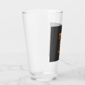 Zombie-Streifenhörnchen-Halloween Glas (Rechts)