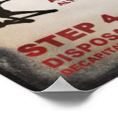 ZOMBIE SURVIVAL POSTER (Ecke)