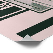 Zombie Syrup Green Poster (Ecke)