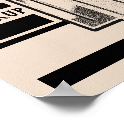 Zombie Syrup Poster (Ecke)