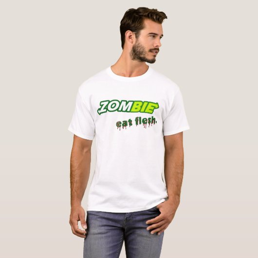 Zombie-T-Shirt T-Shirt (Vorne ganz)