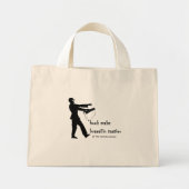 Zombie-Tasche Mini Stoffbeutel (Vorne)