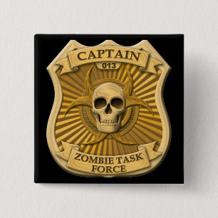 Zombie-Task Force - Kapitän Badge Button
