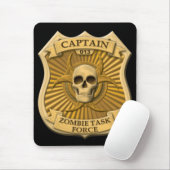 Zombie-Task Force - Kapitän Badge Mousepad (Mit Mouse)