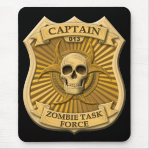 Zombie-Task Force - Kapitän Badge Mousepad