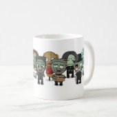 Zombie-Tasse Kaffeetasse (VorderseiteRechts)