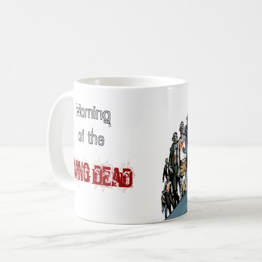 Zombie-Tasse Kaffeetasse (Vorderseite Links)