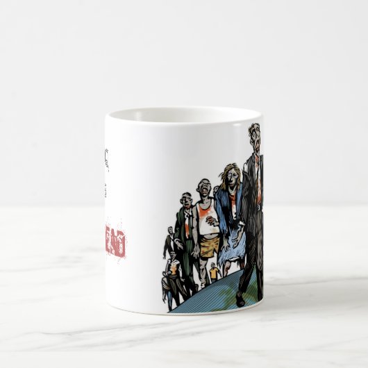 Zombie-Tasse Kaffeetasse (Mittel)