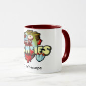Zombie-Tasse Tasse (VorderseiteRechts)