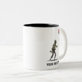 Zombie-Tasse und Cups Zweifarbige Tasse (VorderseiteRechts)