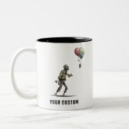Zombie-Tasse und Cups Zweifarbige Tasse