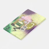 Zombie-Tassen-Post-Itanmerkungen Post-it Klebezettel (angewinkelt)