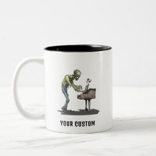 Zombie-Tassen Zweifarbige Tasse
