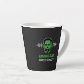 Zombie-Techno-Rave Milchtasse (Rechte Ecke)