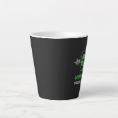 Zombie-Techno-Rave Milchtasse (Vorderseite)