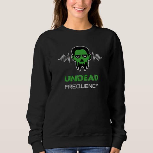 Zombie-Techno-Rave Sweatshirt (Vorderseite)