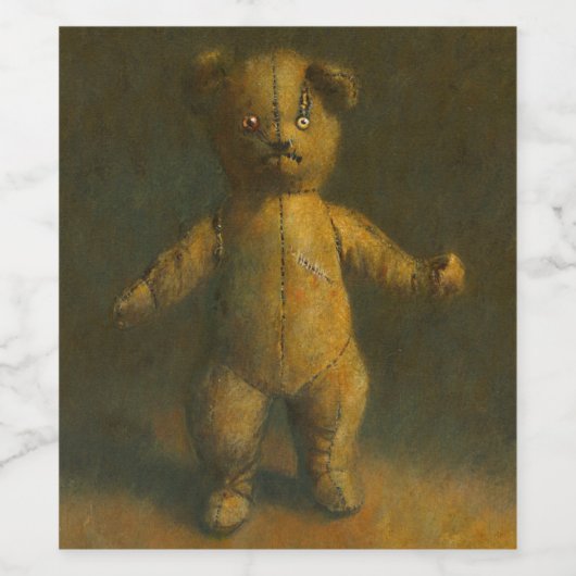 Zombie Ted Weinetikett (Einzelnes Label)