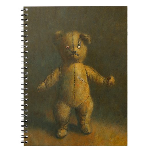 Zombie Teddy Bar Note book Notizblock (Vorderseite)