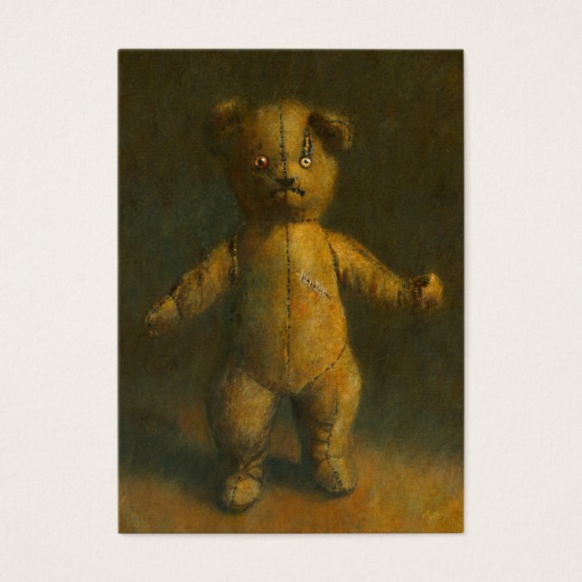 Zombie Teddy Bear ACEO Business Card (Vorderseite)
