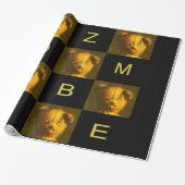 Zombie Teddy Wrapping Paper Geschenkpapier (Ungerollt)