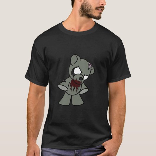 Zombie-Teddybär T-Shirt (Vorderseite)