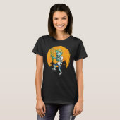 Zombie Tennis Halloween Gif T-Shirt (Vorne ganz)