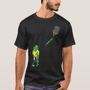 Zombie-Tennis-Kostüm Süß Einfaches Monster Hallowe T-Shirt