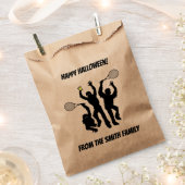 Zombie Tennis Player Halloween Geschenktütchen (Ausgeschnitten)