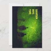 Zombie Theme Party Einladung (Rückseite)