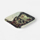 Zombie Themed Halloween-Party Pappteller (Gewinkelt)