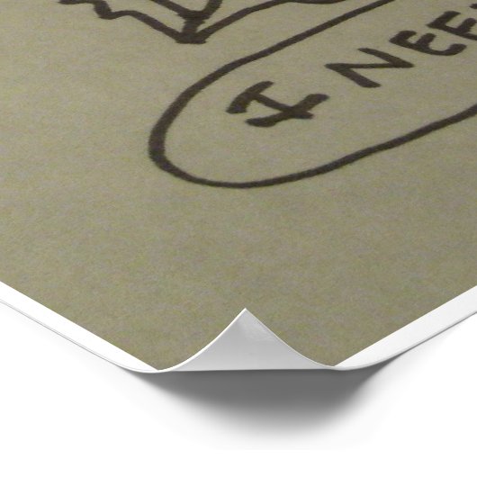 Zombie Toast Poster (Ecke)